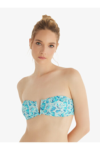 Blackspade Kadın Bikini Üstü 10717 - Mavi