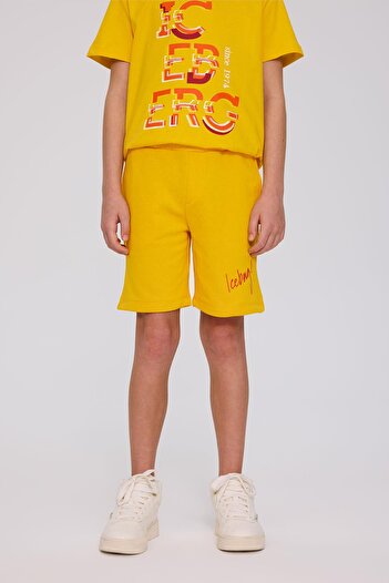 Iceberg Ανδρικό κίτρινο σορτς BG Store