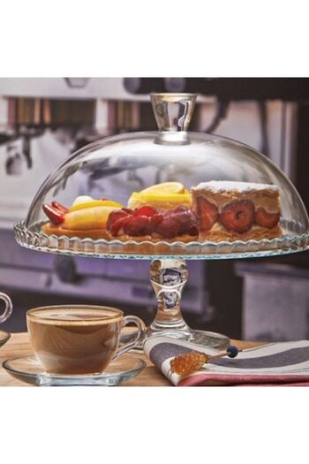 Paşabahçe 95200 Patisserie Footed Bell Jar - 32 Cm Fma203242