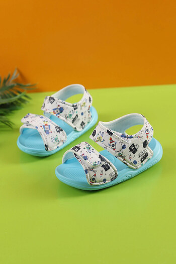 Melek Tuna Extra Light and Comfortable Children's Sandals, Extra Comfortable Baby Sandals, Children's Velcro Sandals