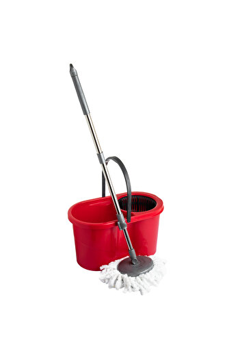 casa rosa Rotating Spin Mop And Bucket Set red 16 liter