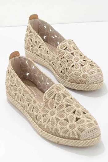 Bambi Bézs női espadrillák K01117092328