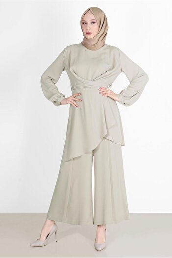 Alvina Double Pants.Set - Tie Detailed, Model 42510