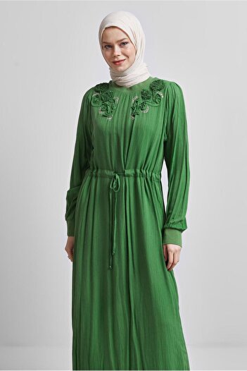 Alvina Belt Lace Dress 44710