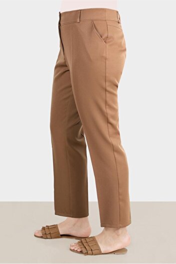Alvina Crepe Fabric Classic Trousers - 70355
