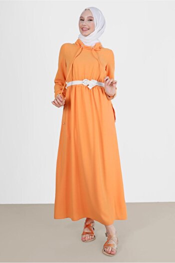 Alvina Pocketed Belted Dress - Model 42590