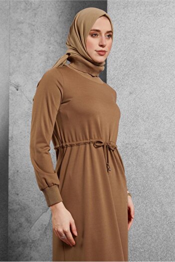 Alvina BELİ BÜZGÜLÜ ELBİSE 45231