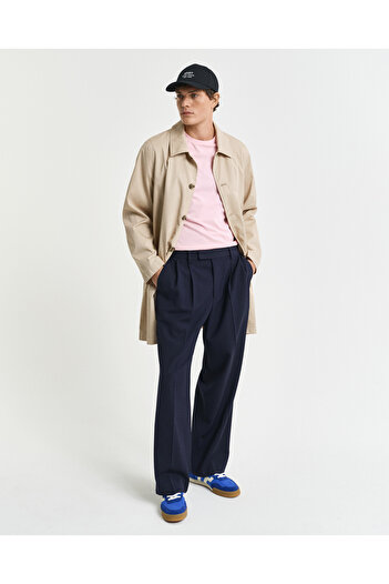 Gant Erkek Pembe Regular Fit Bisiklet Yaka T-Shirt
