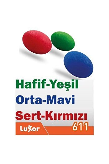 Luxor Silicone Hand Rehabilitation Ball (611/Hard)