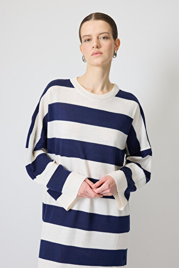 Touché Privé Striped Knitwear Dress