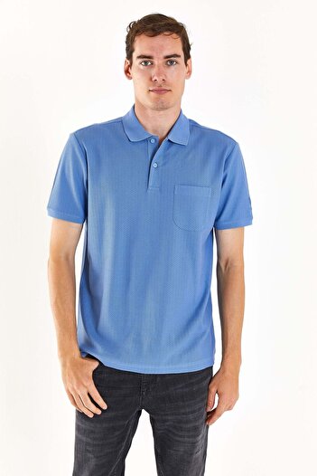 U.S. Polo Assn. Ανδρικό μινιμαλιστικό μπλουζάκι με κοντό μανίκι με λαιμόκοψη πόλο