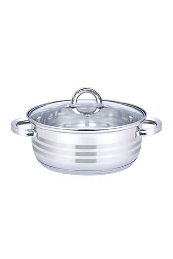 Floria Pot with lid Floria ZLN-4106, Stainless steel, 24 x 9 cm, 4 L