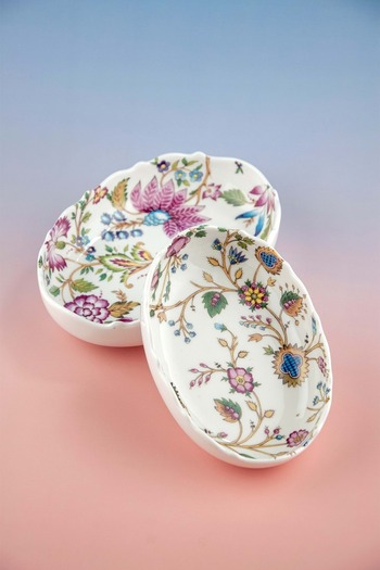 Bursa Porselen Dekor Bellarosa Double Porcelain Boat Plate
