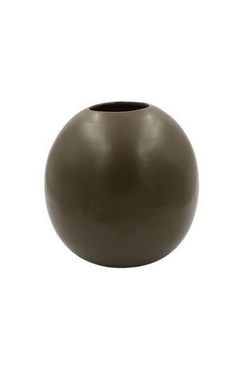 BM GİFT DESİGN Decorative khaki porcelain vase 10x17.5cm