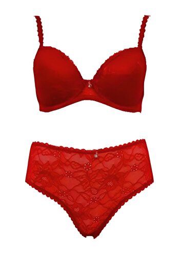 Le Jardin 6042-b Unsupported Underwire Isadora Lace Covered Bato Bra Set