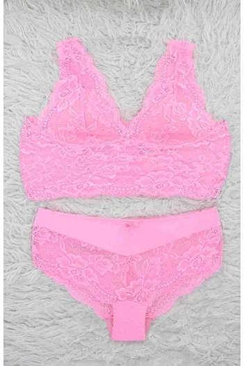 F.K . 410 Set de bralet lung pentru femei, fără susținere, fără sârmă, cu cupă B