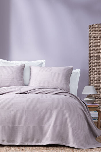 Yataş Lila Lukkas Double Bedspread Set