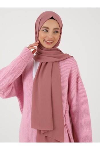 Tuva Şal Women's Crepe Shawl Dried Rose498408
