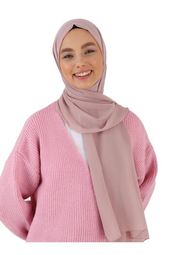 Tuva Şal Women's Powder Chiffon Shawl