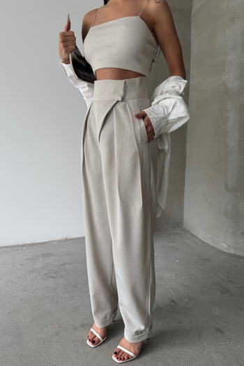 Giyimodam Design pants - beige