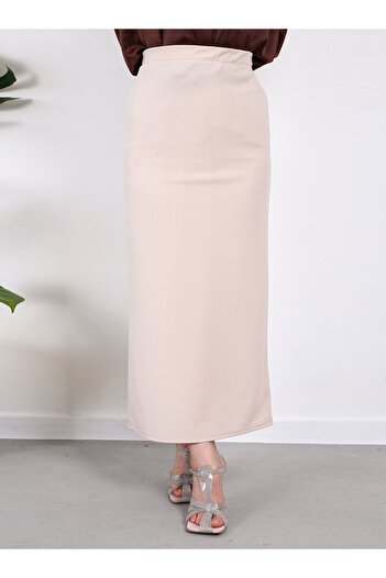 VAV Stone Colored Pencil Skirt - Vav