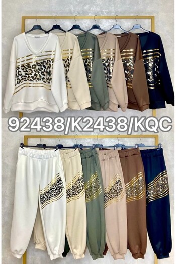 adorashop Set with anchor and animal print IT7106