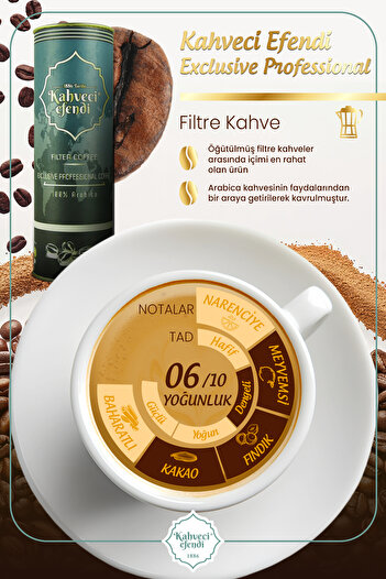 kahveciefendi Exlusive Proffecional Filtre Kahve 150 gr Premium Kutu