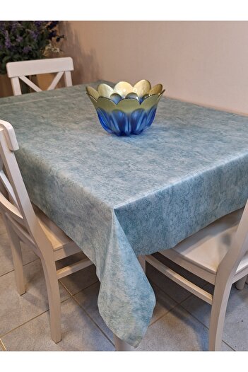 Başak Ev Tekstili FABRIC TEXTURED BASE WITH SILICONE WASHABLE WASHABLE IRONABLE NON-SLIP DECORATIVE TABLE CLOTH