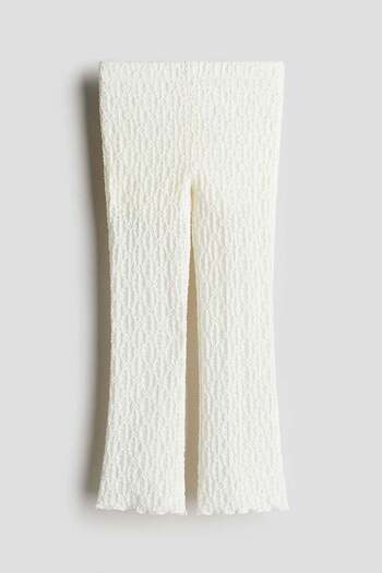 H&M Textured jersey trousers