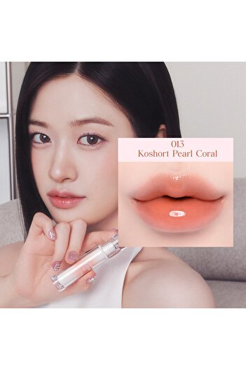 CLIO Cleo Crystal Glam Lipstick - 13 Coral Pearl Couture