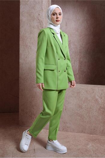 Alvina PANT SUIT WITH ZIPPER ACCESSORY 30422