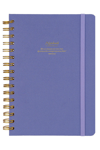 Victoria's Journals A5 Canvas Spiral Marked Notebook Hard Cover 160 Sheets 100 Graム