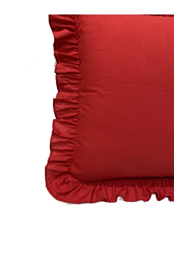 LILYUM Home 100% Cotton Frilly Pillow Case 50X70 cm (1 Pcs)