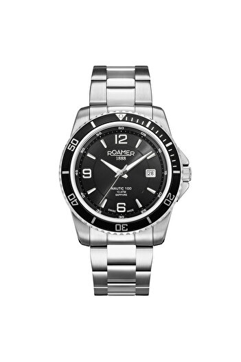 Roamer Mens Watch 862844 41 55 20, Quartz, 43mm, 10ATM