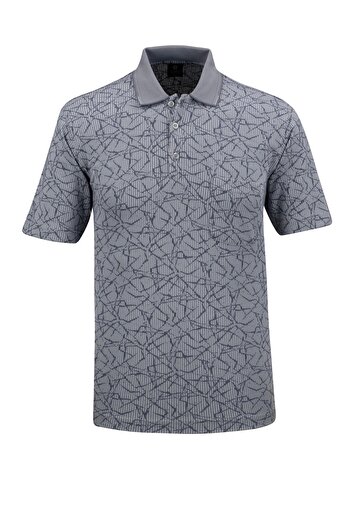 Çizgi Triko Men's Polo Neck Classic Fit T-Shirt with Pocket - 5112
