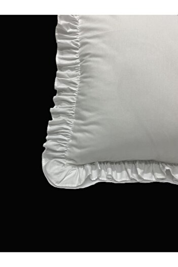 LILYUM Home 100% Cotton Frilly Pillow Case 50X70 cm (1 Pcs)