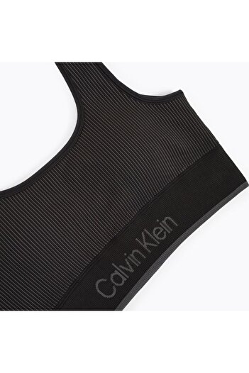 Calvin Klein Kadın Beli Lastikli Marka Logolu Slim Fit Siyah Spor Atlet 00GWS4K220-UB1