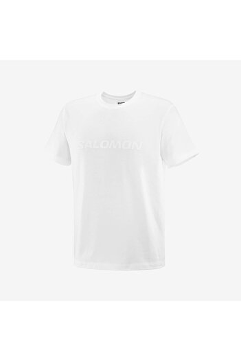 Salomon BIG LOGO Ανδρικό T-Shirt Λευκό LC2527000
