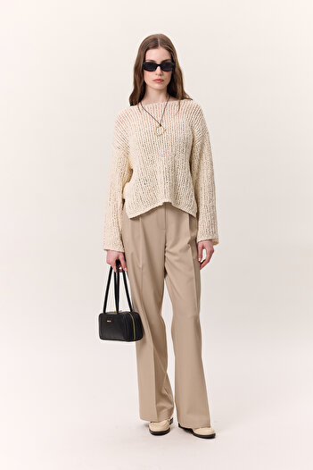 Manuka Wide Leg Palazzo Pants Stone