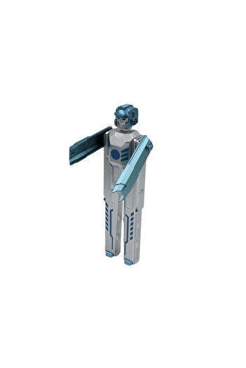 BM GİFT DESİGN Pix funny robot bleu-argintiu colecția aviație