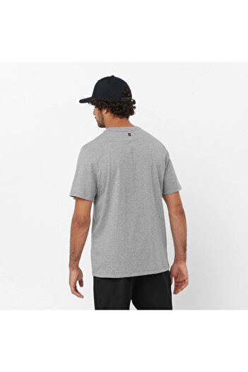 Salomon Graphic Men's T-Shirt Heather Grey Lc2219300