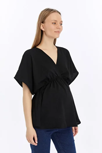 LYN MAMA Olivia Blouse - Black