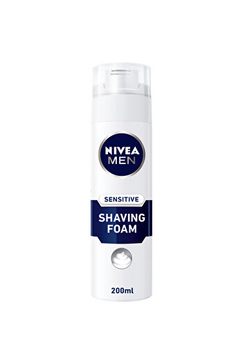 NIVEA NIVEA MEN Sensitive Shaving Foam, Chamomile & Hamamelis, 200ml
