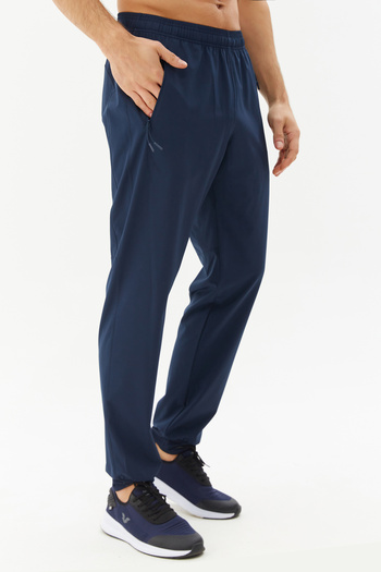 bilcee Men's Navy Blue Training Thin Summer Sweatpants 0207