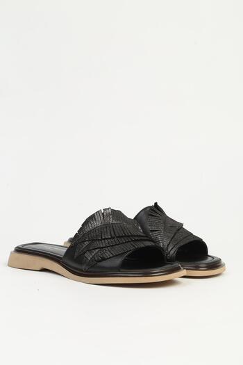Pierre Cardin Μαύρες γυναικείες παντόφλες PC-54624