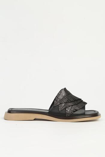 Pierre Cardin Μαύρες γυναικείες παντόφλες PC-54624