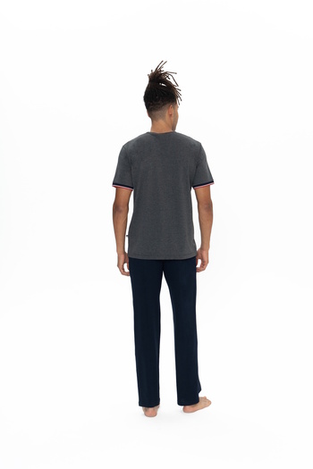 U.S. Polo Assn. U.S. Polo Assn. Men's V-Neck Straight Leg Pajama Set - Batdn18F89C6Z
