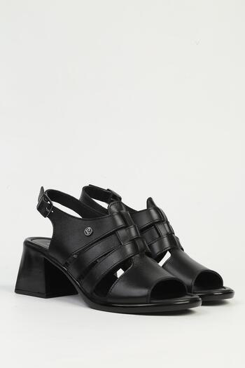 Pierre Cardin Black Women's Heeled Shoes Pc-54585