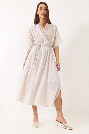 Bianco Lucci Γυναικείο πέτο με διπλό στήθος Batwing Sister Lined Karera 5946 60283043
