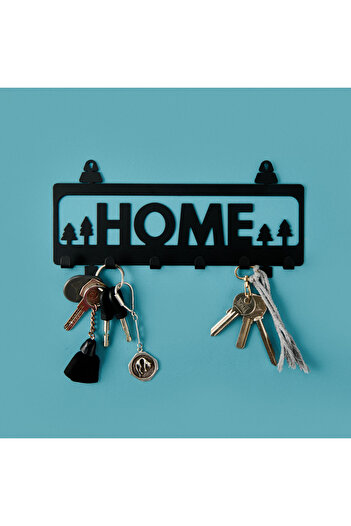 Evidea Deco Home Keychain - Black - 25X8 cm
